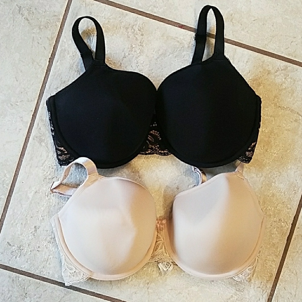 Wacoal 34DDD Bras - 1 nude,  1 black